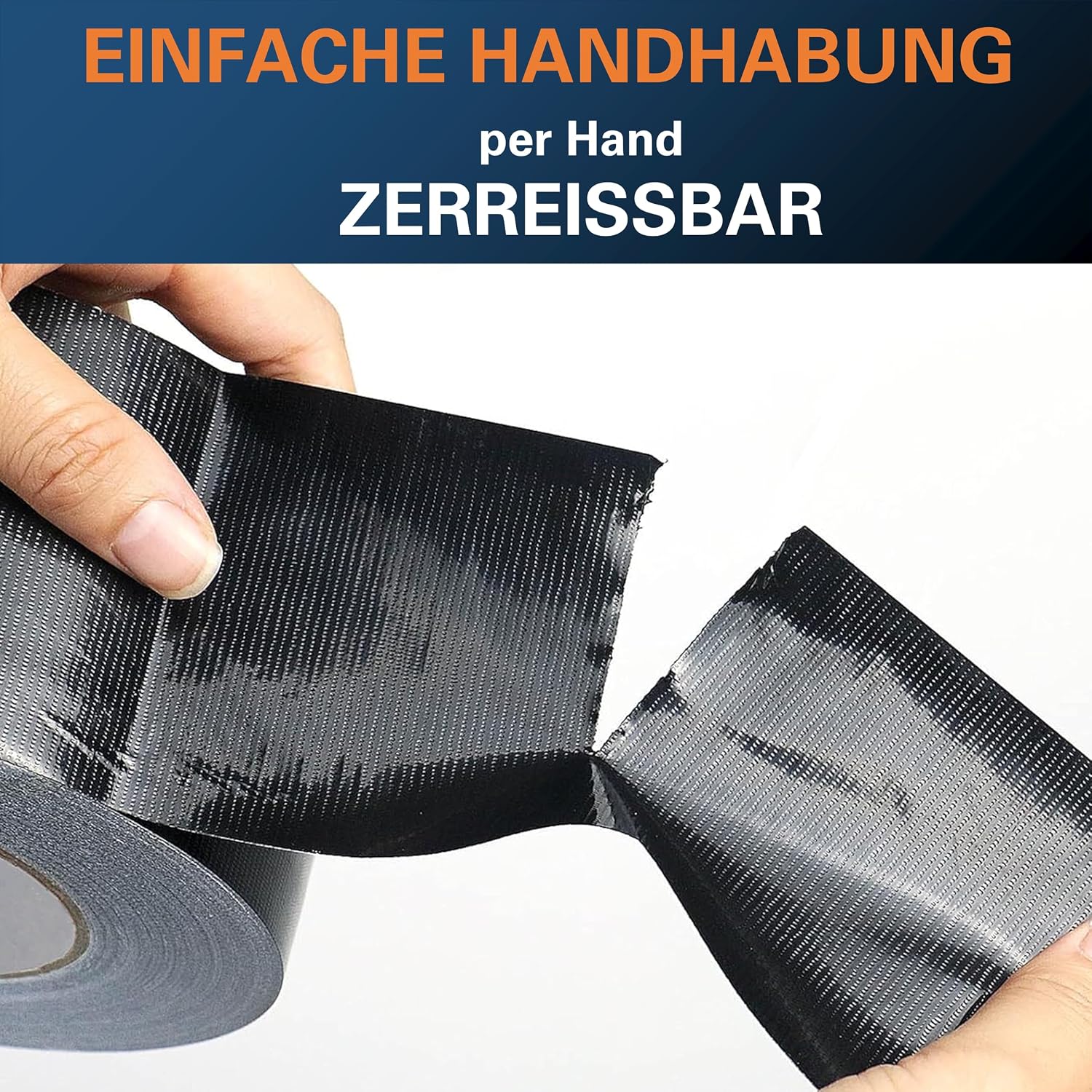 Detalle 2 de ZWERKZEUG Panzertape – Reparatur-Klebeband, 3 Rollen (extra stark, wasserfest), 48 mm x 96 m, in 2 Farben