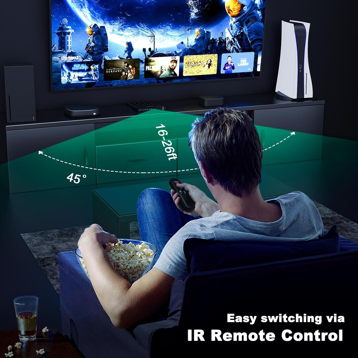 Thumbnail 3 de AVIDGRAM HDMI 2.0 Umschalter 4x1 4K 60Hz