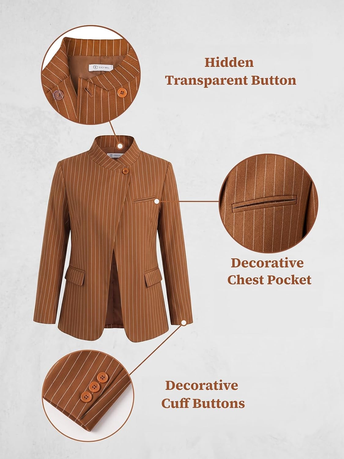 Thumbnail 6 de Cicy Bell Women's Blazer One-Button