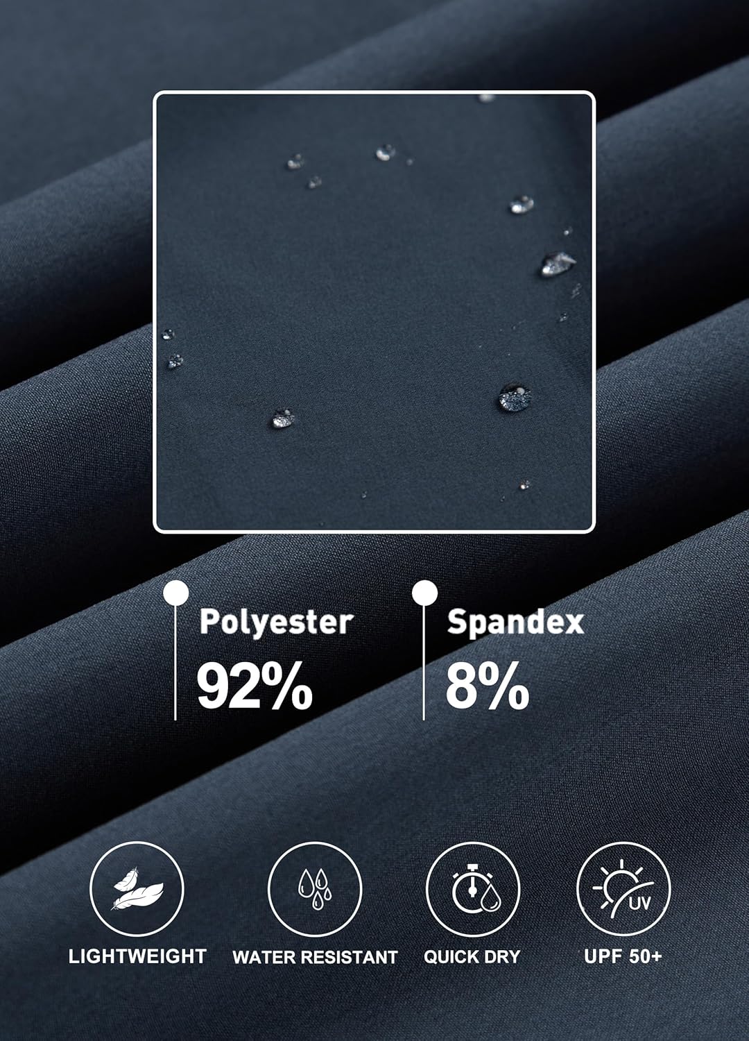 Thumbnail 4 de Libin Pantalon de Randonnée Femme Été: Cargo léger, séchage rapide et imperméable