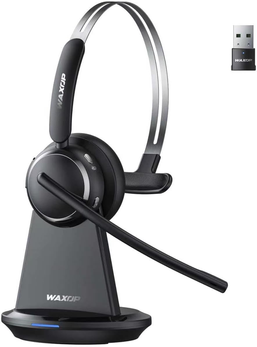 Detalle de Wireless Headset with Mic, Bluetooth 6.0