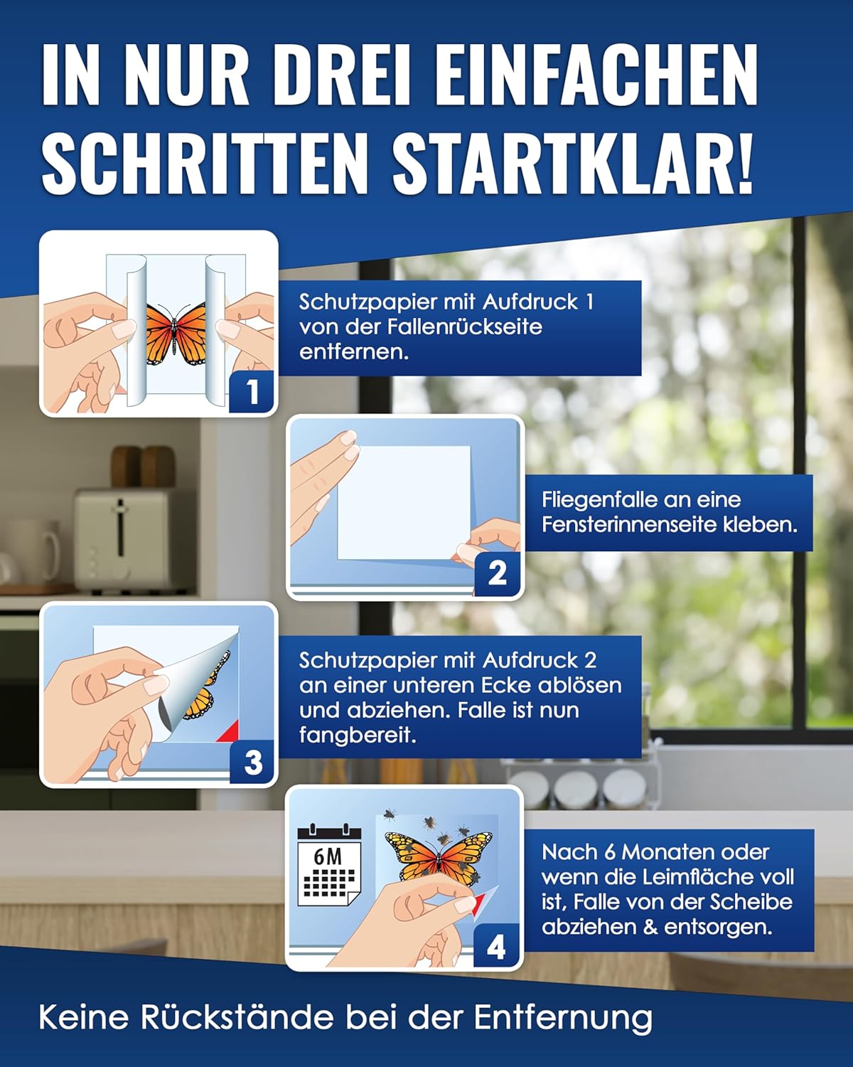 Thumbnail 3 de PIC Fliegenfalle Innenbereich 12er für Fenster
