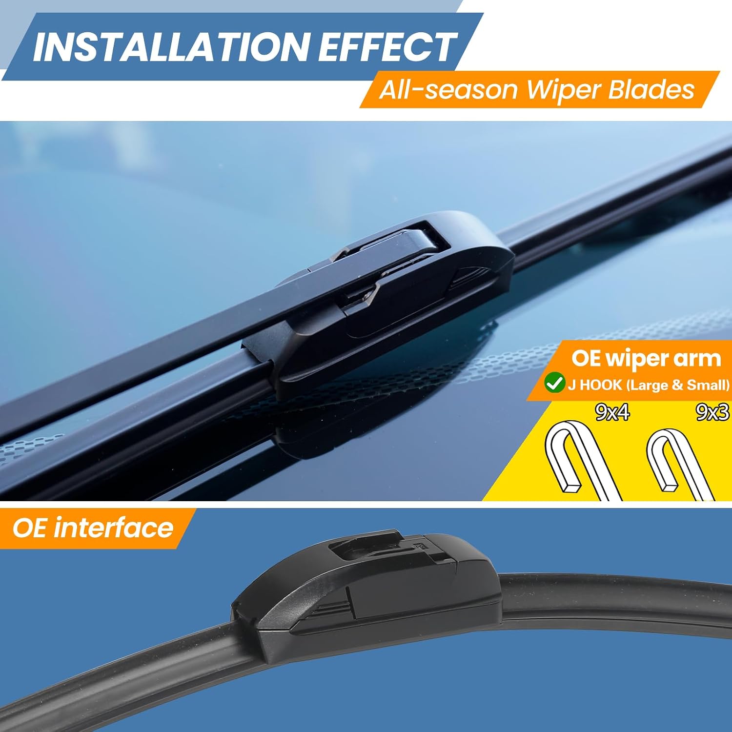 Detalle 2 de GSPSCN OEM QUALITY 24"+18" Wiper Blades