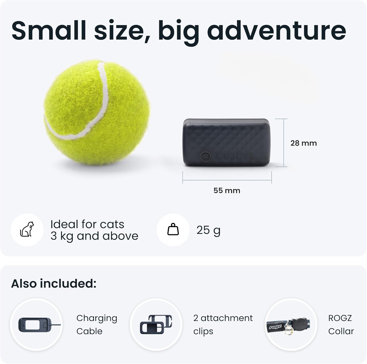 Thumbnail 3 de Tractive Smart Cat Tracker Mini Cat GPS