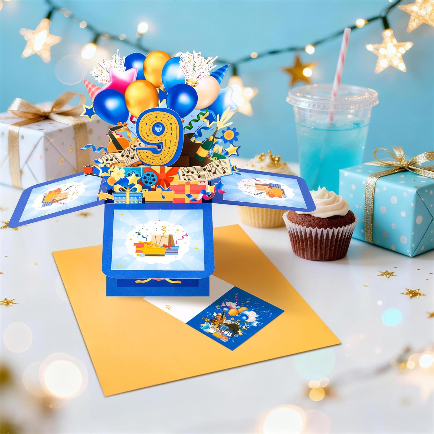 Detalle de QZHIWLP 9th Birthday Pop-Up Card