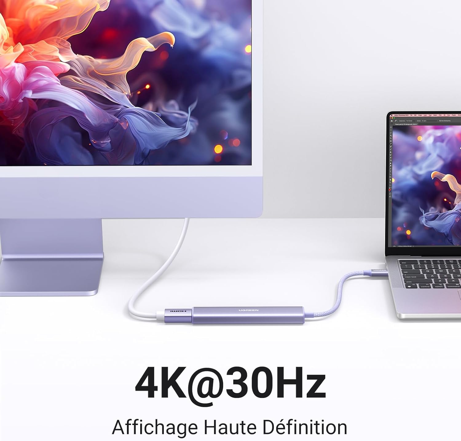 Thumbnail 2 de UGREEN Hub USB C HDMI 4K 100 W 3 ports ⚡