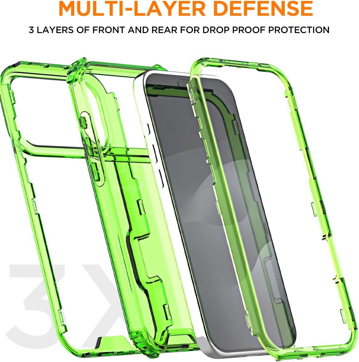 Detalle de AICase iPhone 17 Pro Case, Clear