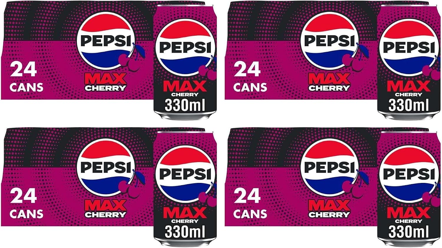 Thumbnail 6 de Pepsi Max Cherry No Sugar Cola Cans (24 x 330ml)