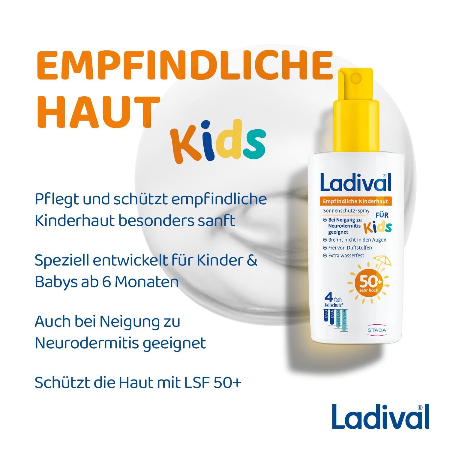 Thumbnail 4 de Ladival Kinder Sonnenschutz Spray LSF 50+ 150 ml