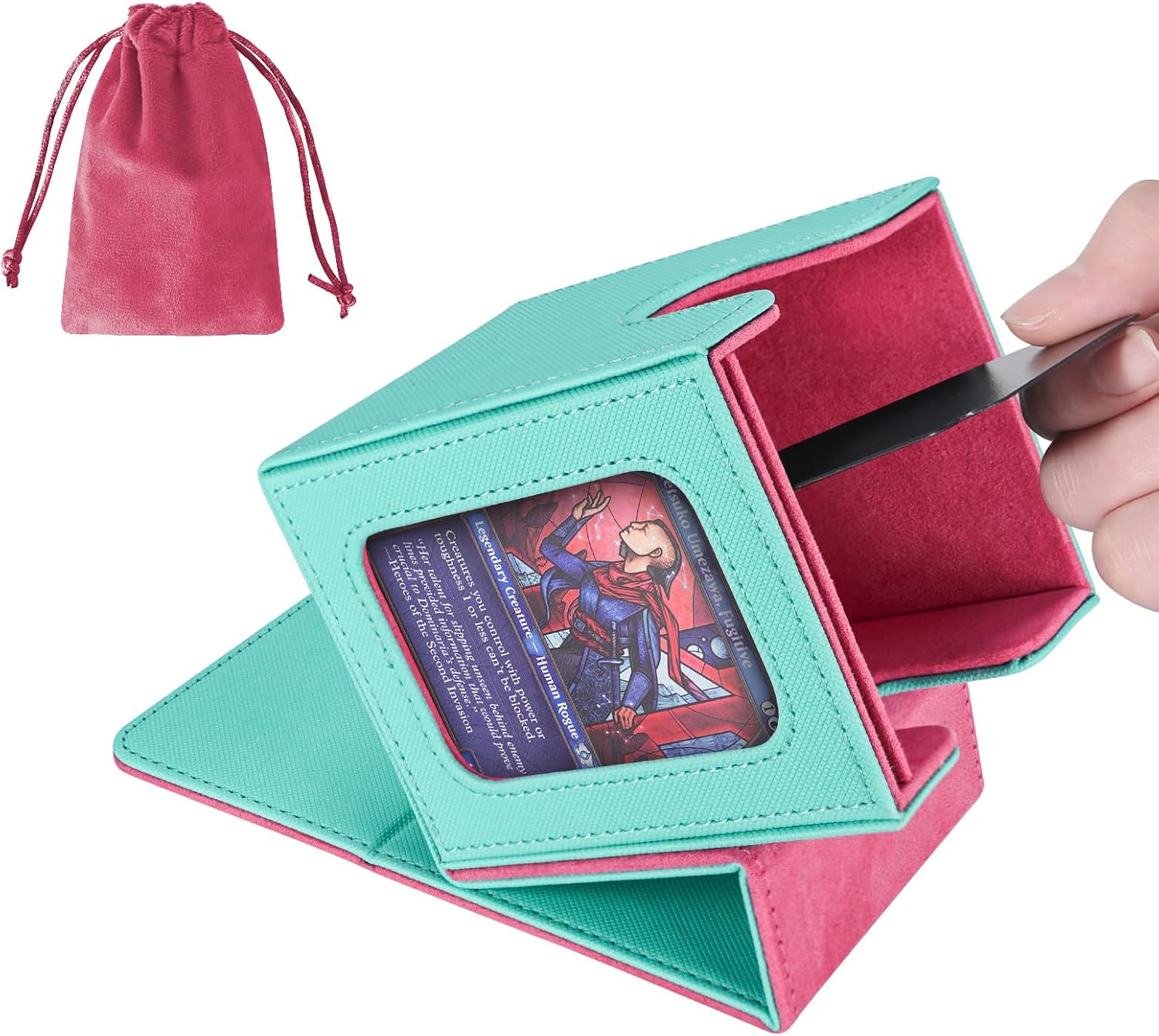 Detalle de AFIING MTG Deck Box for Commander Display