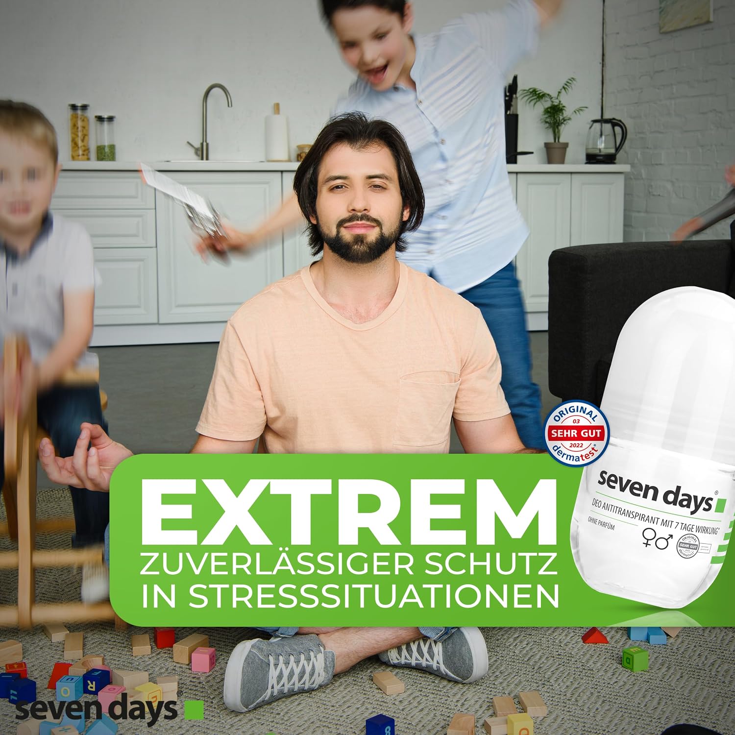 Thumbnail 6 de seven days Antitranspirant 50 ml Roll‑On gegen Schweiß ⬇