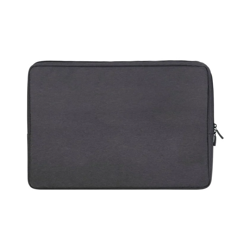 Detalle de Rivacase Suzuka 7707: Funda slim negra para portátil de hasta 17,3 pulgadas