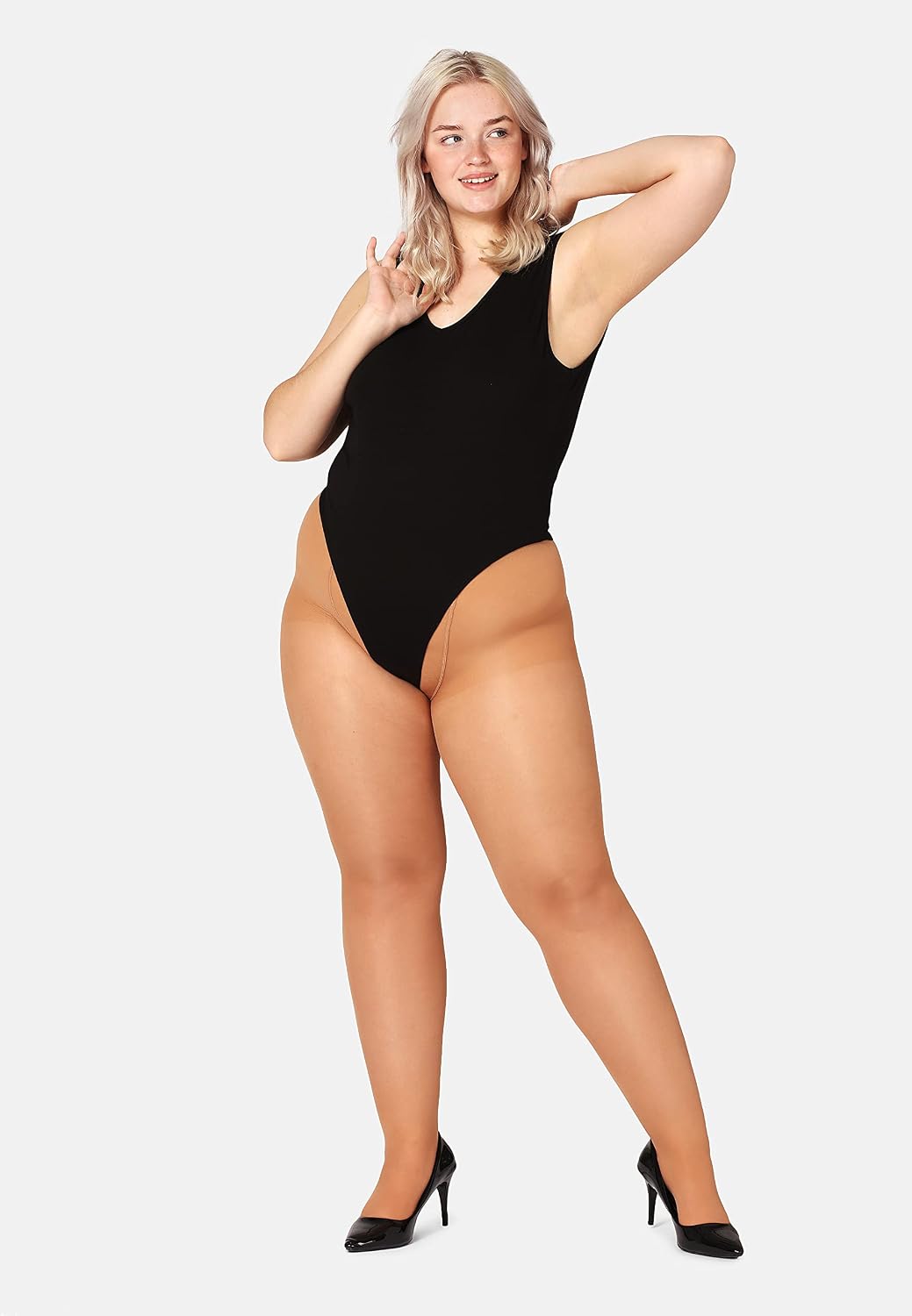 Detalle 2 de Bellivalini BLV-1125 rajstopy damskie Plus Size 40 DEN