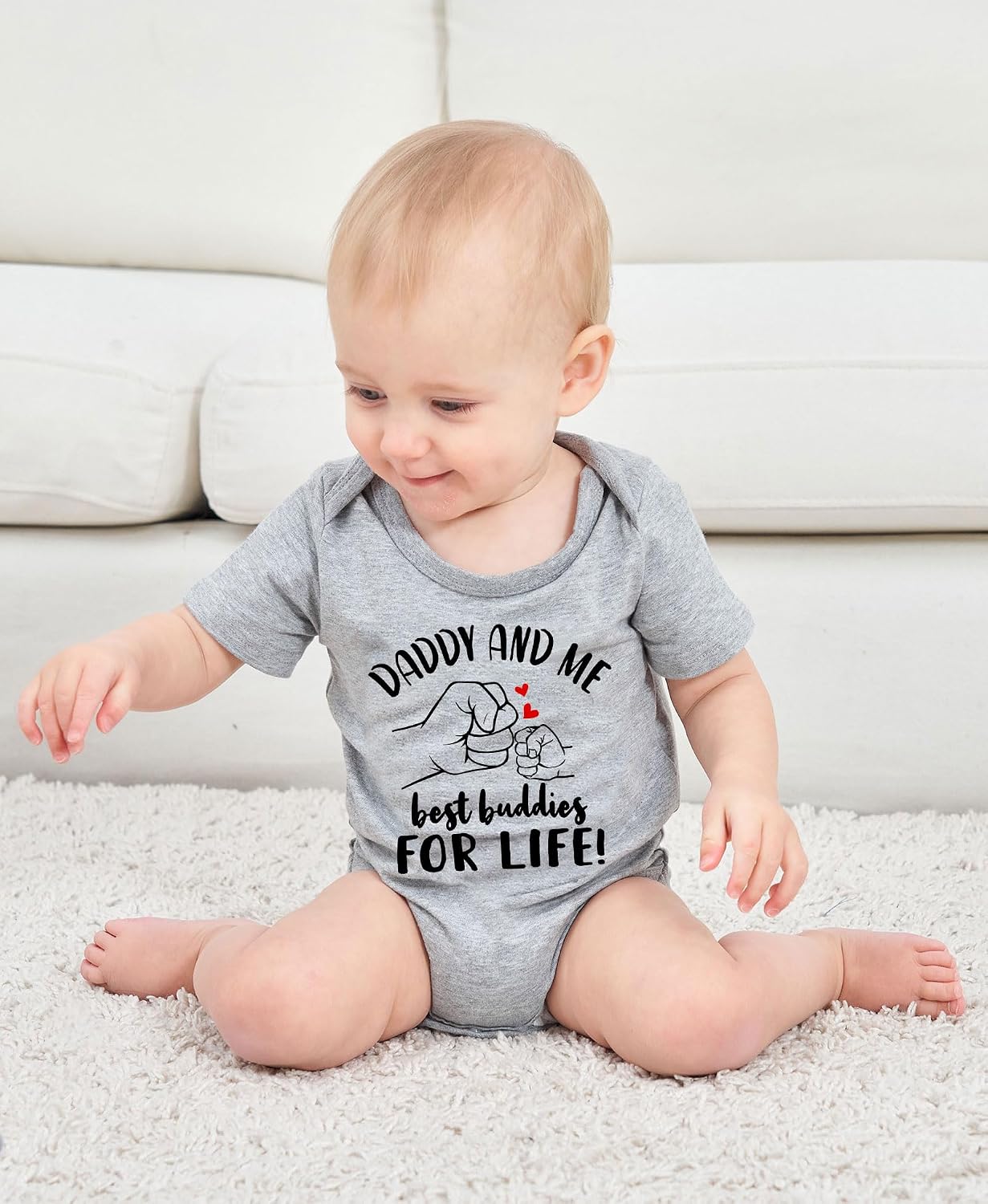 Detalle de RAISEVERN Baby Bodysuit, Cotton