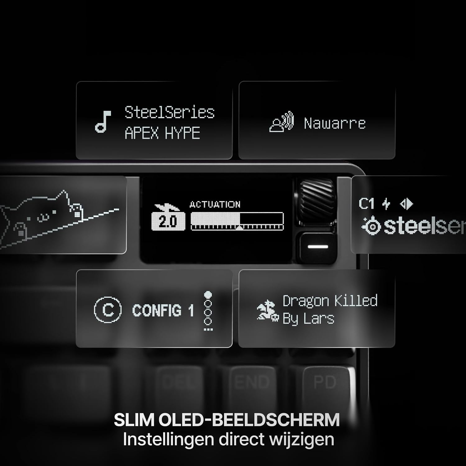 Thumbnail 4 de SteelSeries APEX PRO TKL Wireless Gen 3 gamingtoetsenbord met OmniPoint 3.0