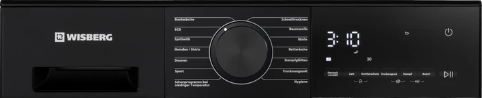 Detalle 2 de Wisberg WBDR3BB9DE Wärmepumpentrockner – 9 kg, Energieeffizienzklasse B