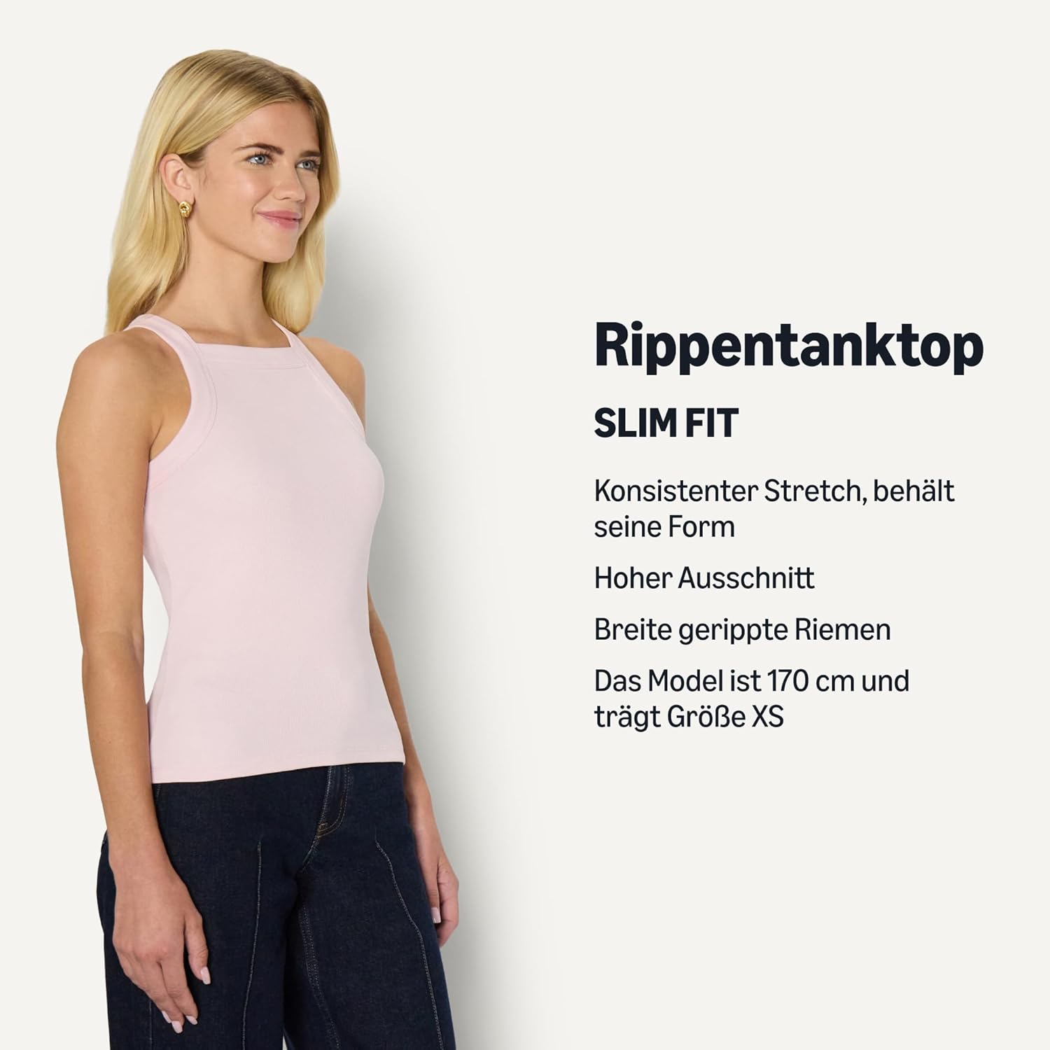 Thumbnail 3 de Amazon Essentials Damen Slim-Fit-T-Shirt mit hohem Kragen und elastischem Rippstrick