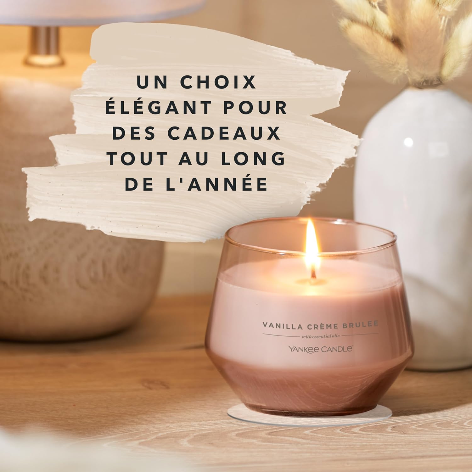 Thumbnail 5 de Yankee Candle Studio Bougie parfumée Crème Brûlée à la Vanille – Bougie moyenne 284 g, 35–50 h