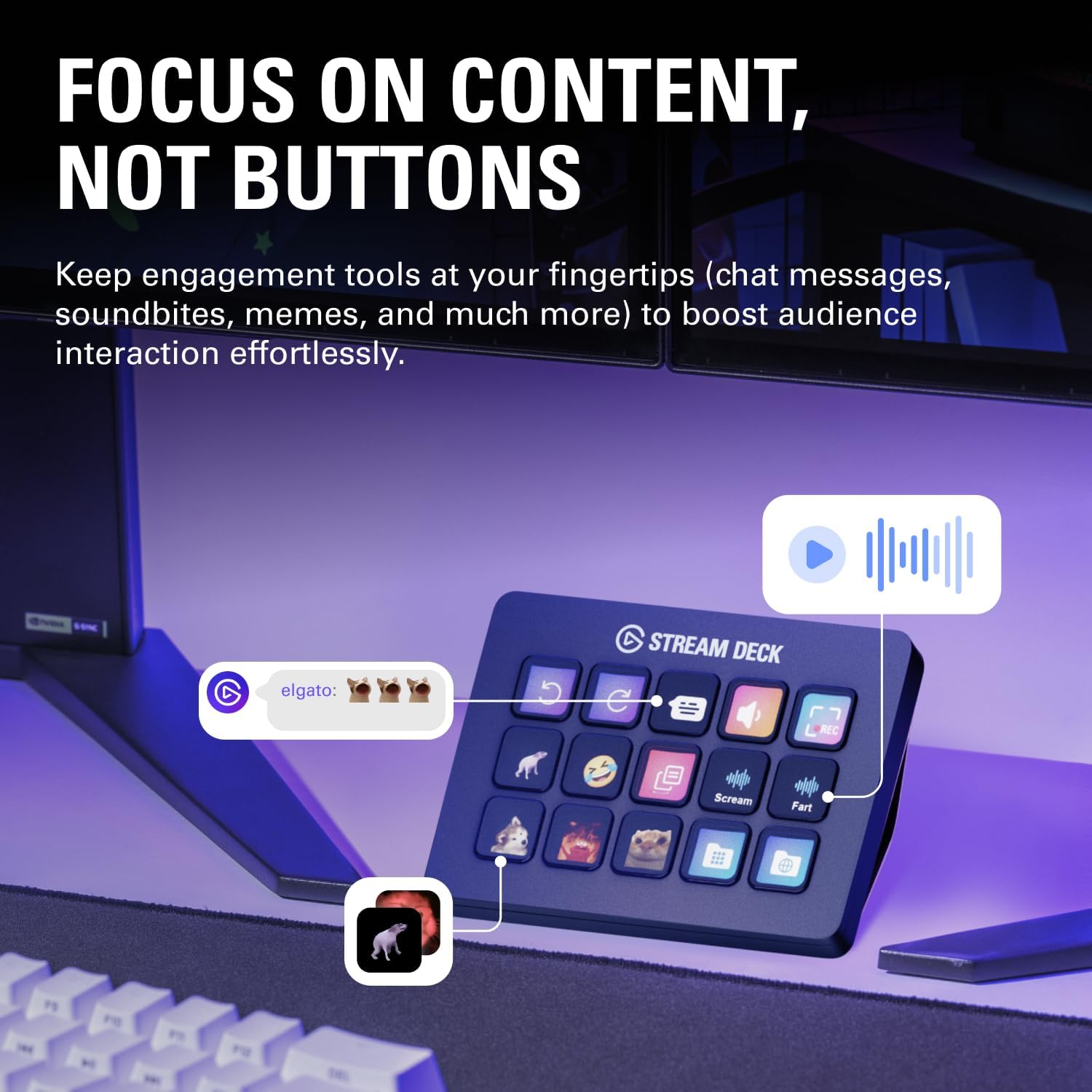 Thumbnail 6 de Elgato Stream Deck MK.2 Studio Controller with 15 Macro Keys