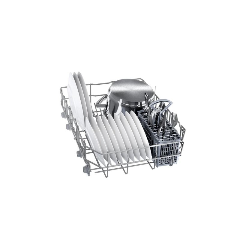 Detalle de Bosch Serie 2 SPV2IKX10E: lavavajillas compacto de 45 cm para 9 servicios con Wi‑Fi y Home Connect