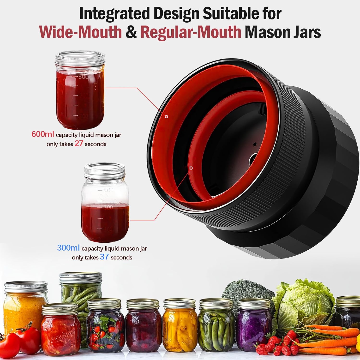 Thumbnail 2 de Attikbiz 2026 Mason Jar Vacuum Sealer 🫙