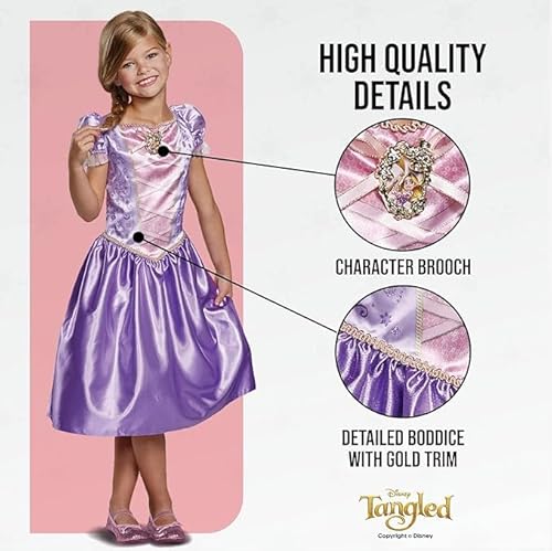 Thumbnail 5 de Disney Princesas Disfraz Rapunzel oficial para niñas 3–8 años