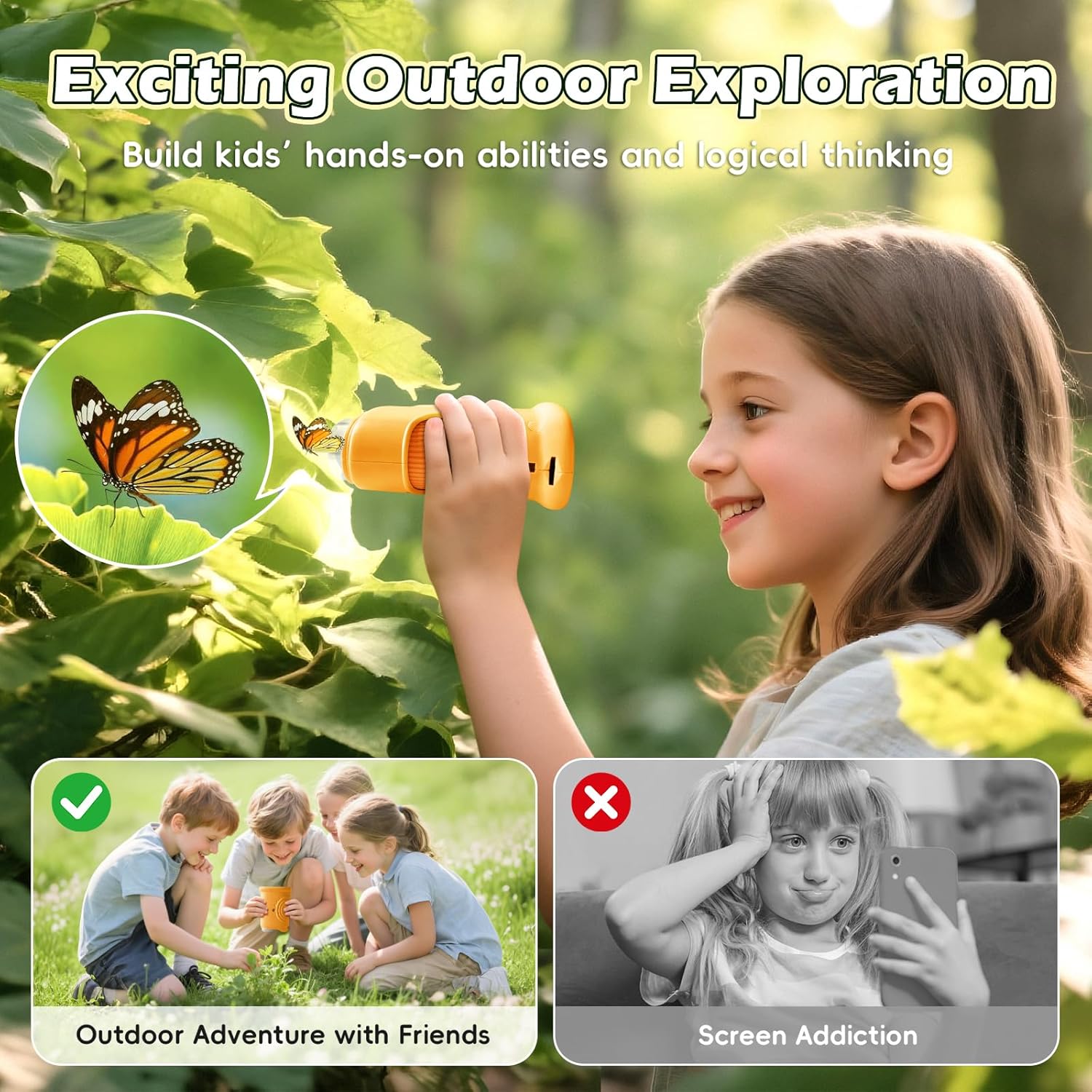 Thumbnail 5 de Alotwan Kids 1000X Digital Microscope: Handheld STEM Toy with 1080P Screen
