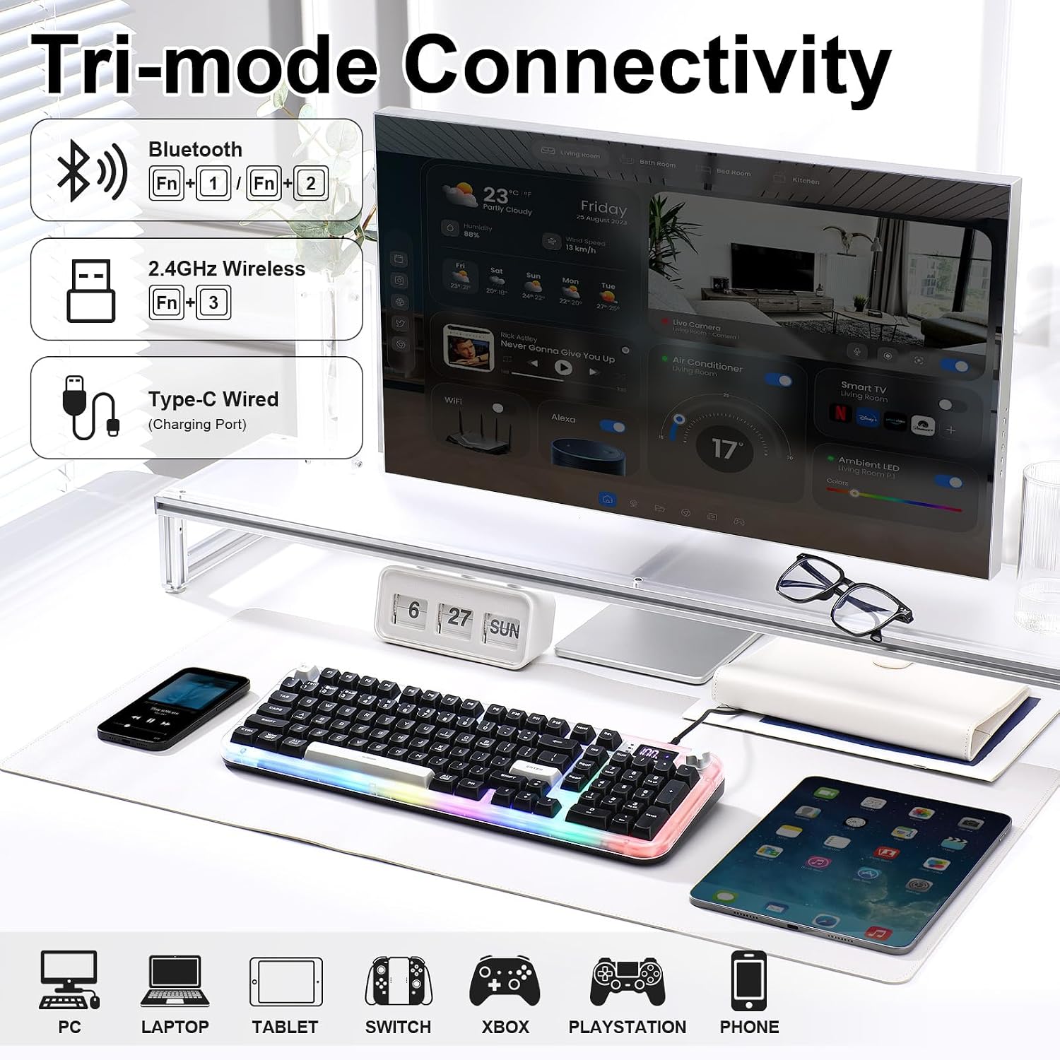 Thumbnail 2 de MIKIBY Ajazz AK650 65% Keyboard ⌨