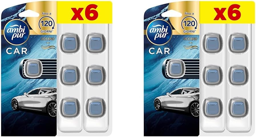 Detalle de Ambi Pur Profumatore Auto Oceano 6 pezzi