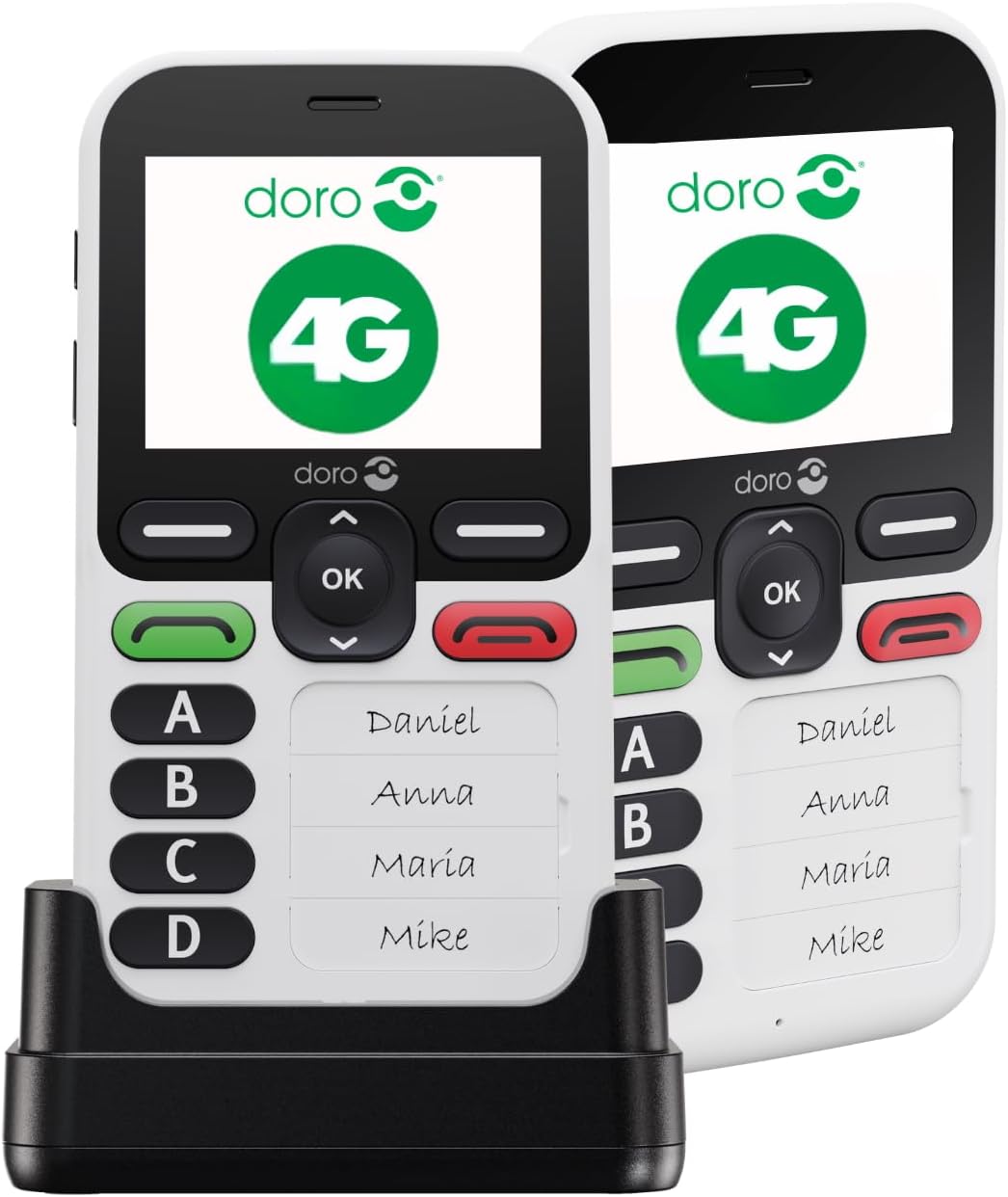 Detalle de Doro Leva X10 – Téléphone portable senior 4G débloqué avec touche d’assistance et SMS