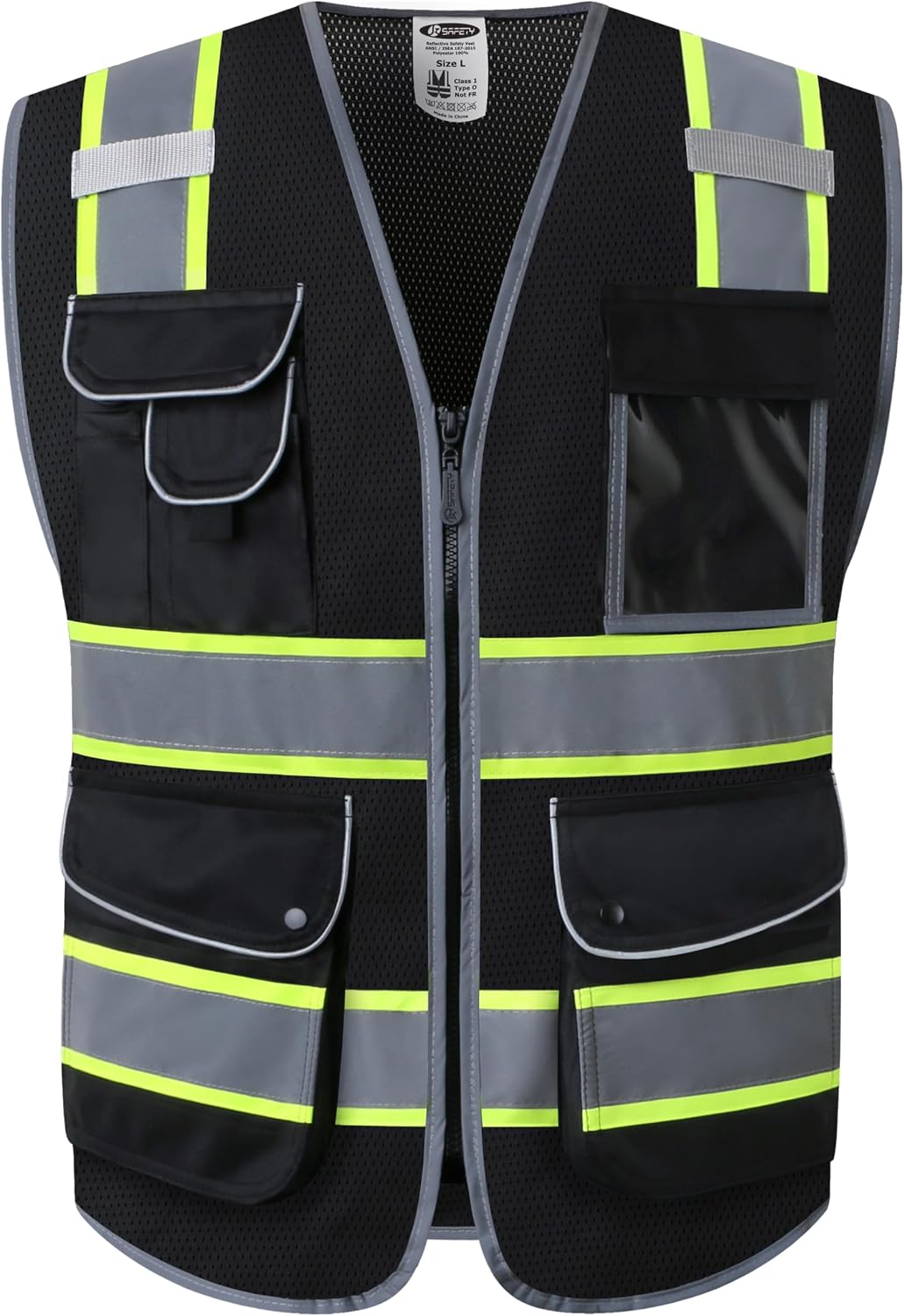 Imagen de JKSafety 9-Pocket High Visibility Vest XL en OfertitasTOP