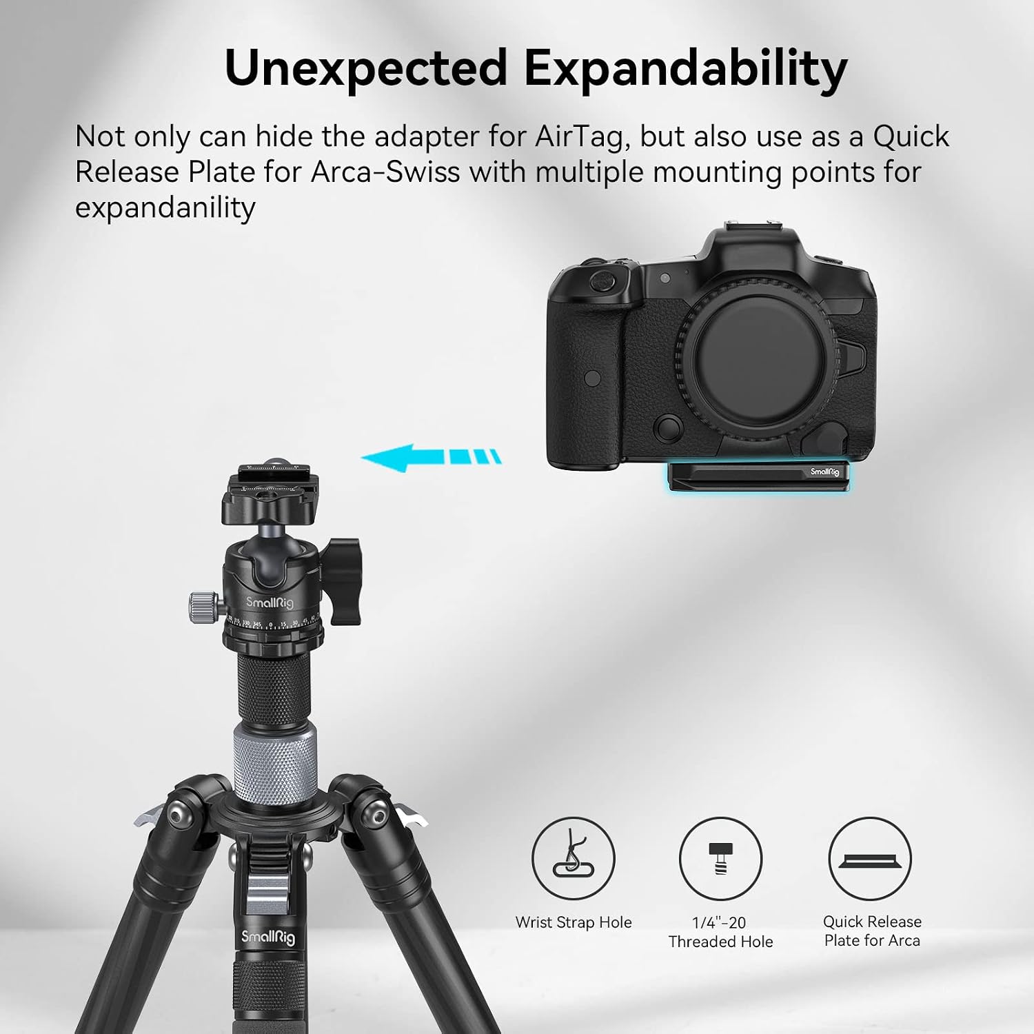 Thumbnail 4 de SmallRig MD4150 Plaque Fixation Rapide AirTag