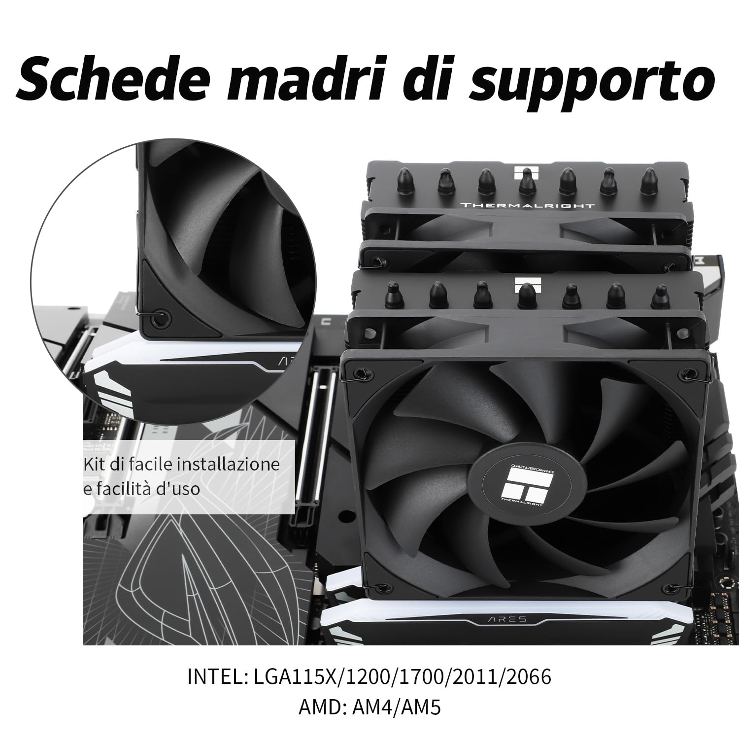 Thumbnail 4 de TR Phantom Spirit 120 SE Black CPU-Kühler 125 mm