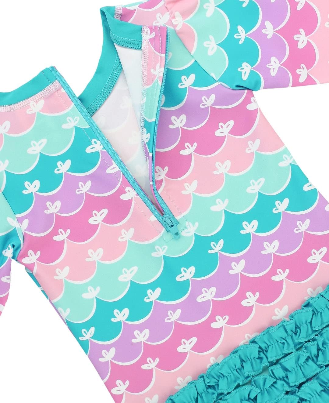 Thumbnail 4 de RuffleButts UPF 50+ Baby Girl Swimsuit