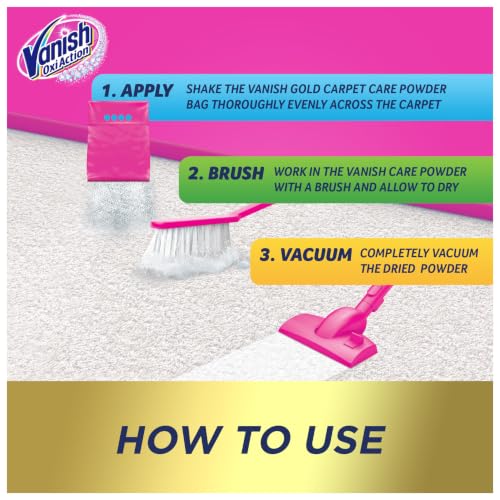 Detalle 2 de Vanish Gold Oxi Action Carpet Powder Deep Cleaner 650g