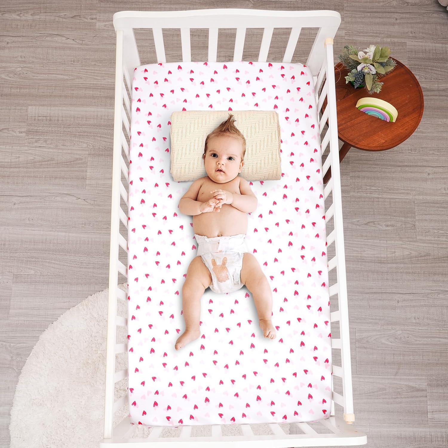 Thumbnail 4 de david's kids 3 Pack Mini Crib Sheets — breathable baby sheets