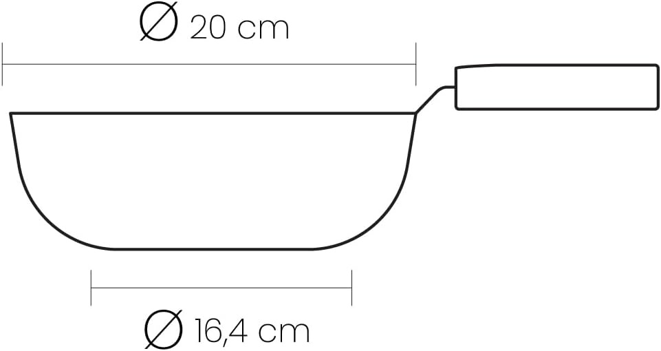 Detalle 1 de IBILI Fusion, zestaw patelni do tortilli 20 cm z powłoką nieprzywierającą