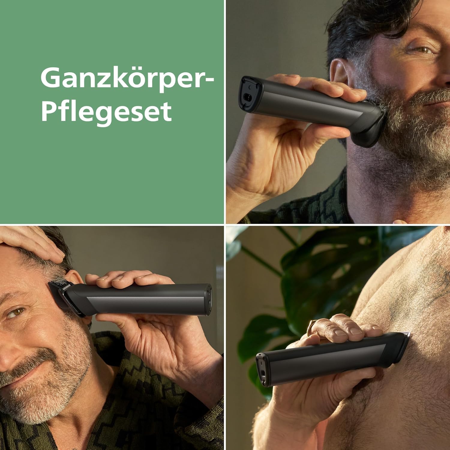 Detalle 2 de PHILIPS Multigroom 9000 Barttrimmer 27 LĂ€ngen đȘ
