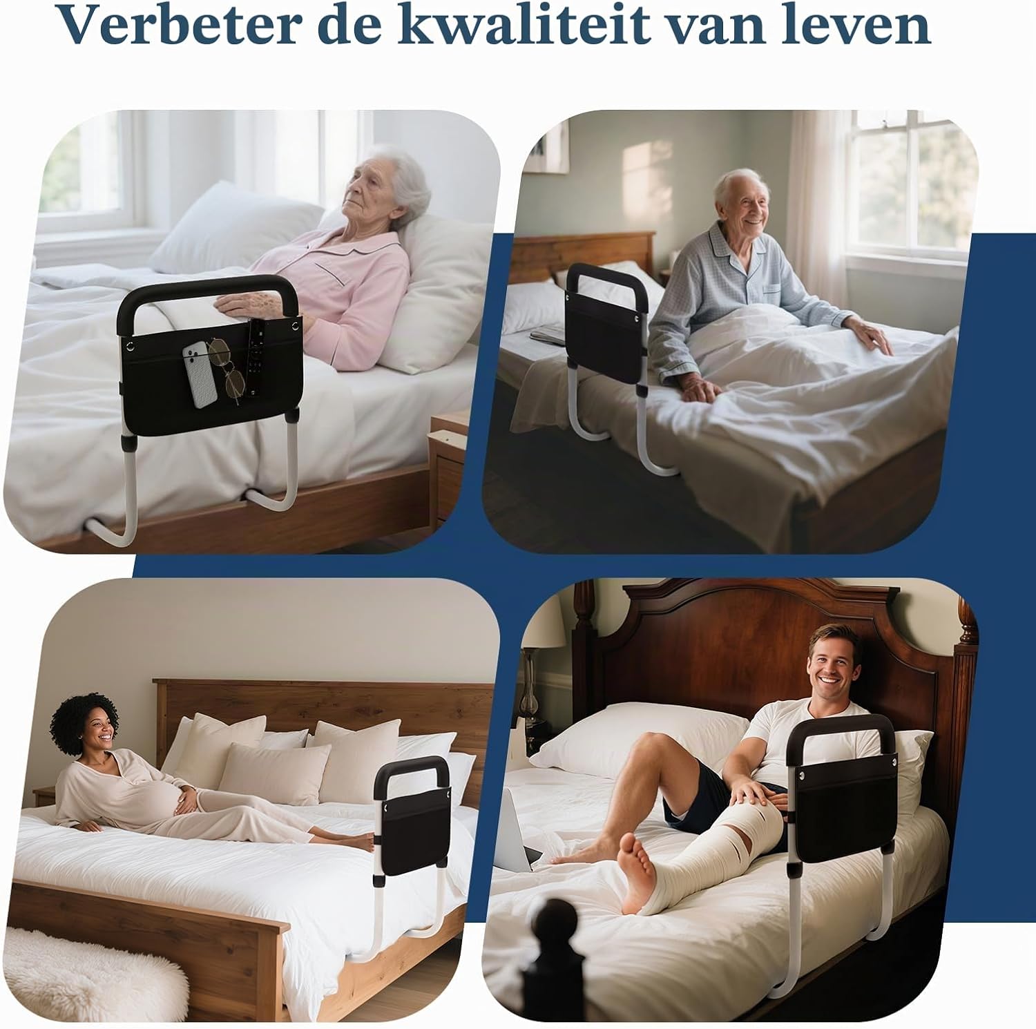 Detalle de ToyaTec WT061W88 bedbeugel van koolstofstaal, verstelbaar en afneembaar