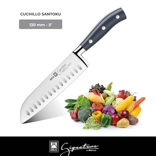 Detalle 2 de BRA Signature Couteau Santoku 130 mm