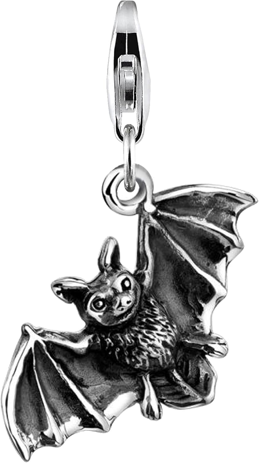 Thumbnail 1 de Nenalina Fledermaus Karabiner Charm Anhänger aus 925 Sterling Silber (713201-000) für Bettelarmband