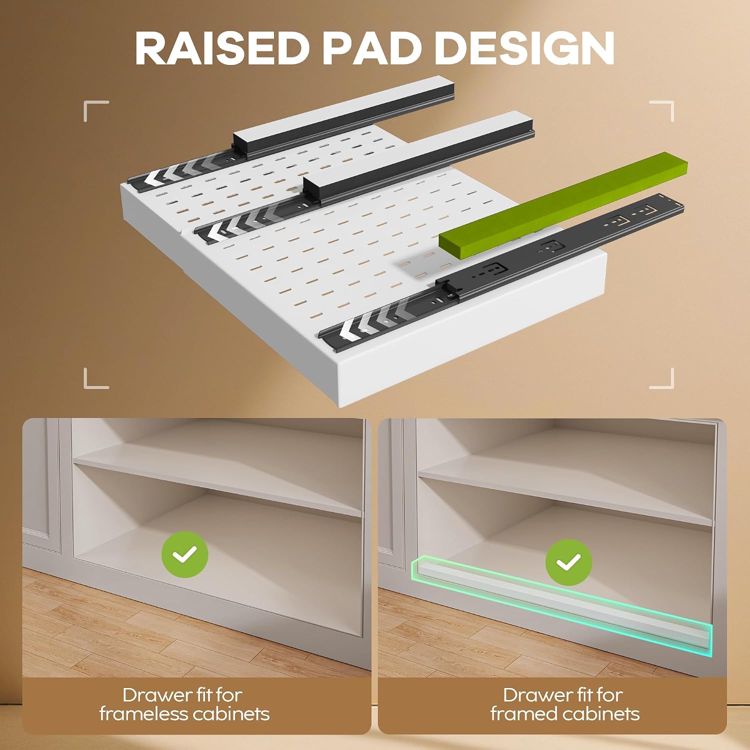 Detalle 2 de Seinloes Pull Out Cabinet Organizer 21"