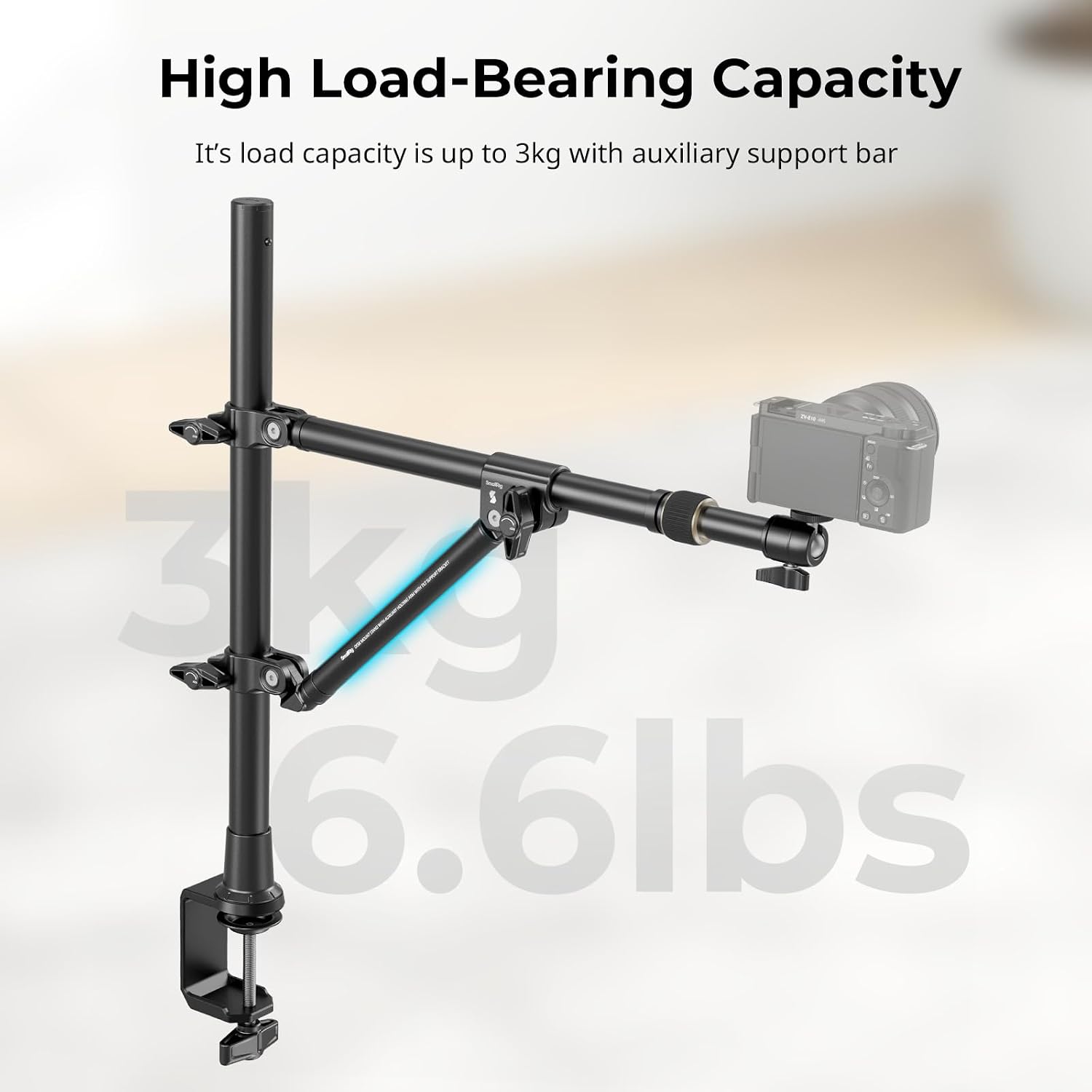 Detalle 2 de SMALLRIG 4304 soporte de mesa 3 kg