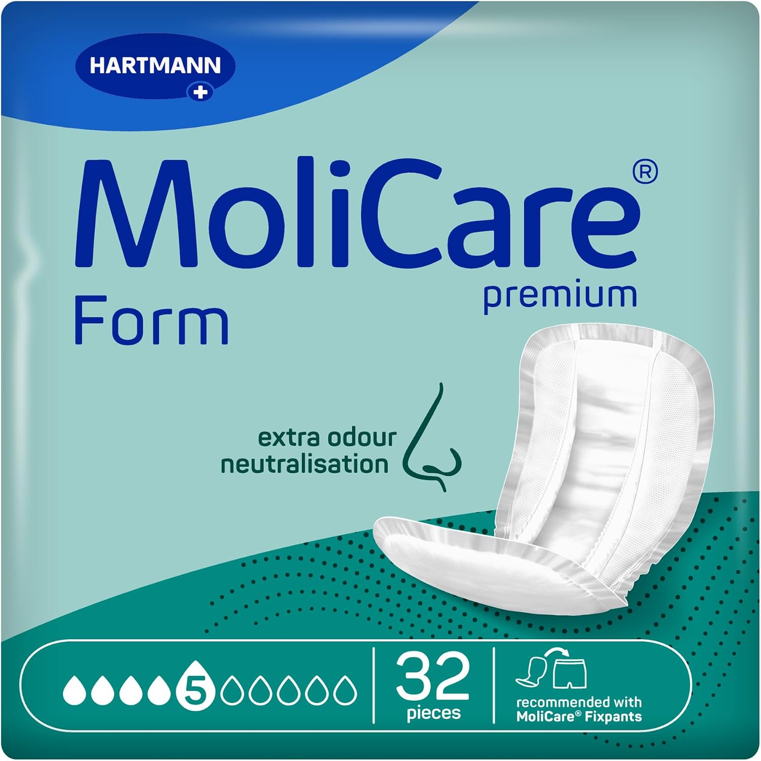 Thumbnail 4 de Molicare Premium Form 9 Tropfen – Schwerste Inkontinenz, extra Auslaufschutz, diskret (16 Stück)