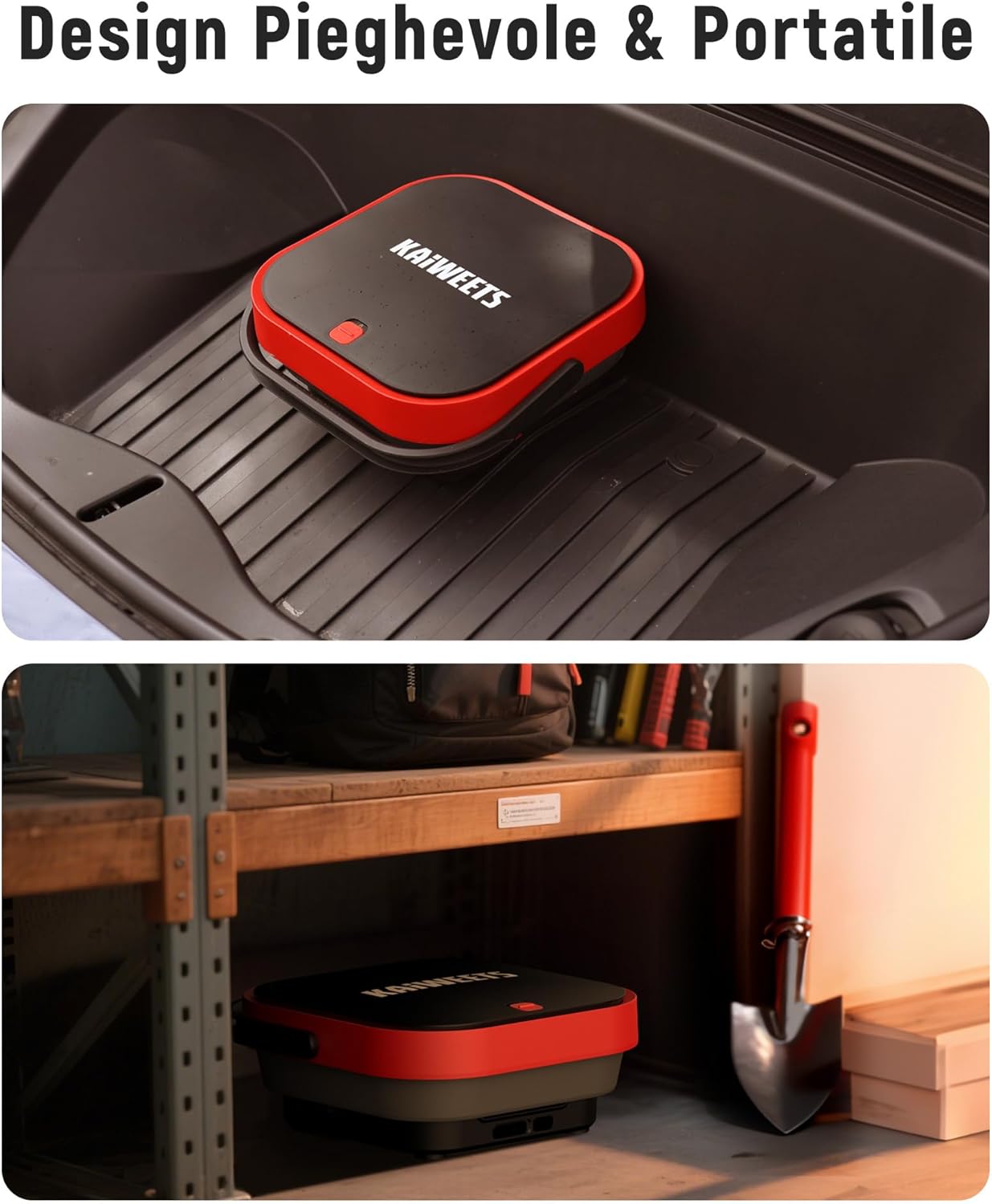 Thumbnail 1 de KAIWEETS Idropulitrice Portatile 15 Bar pieghevole con ugello 5 in 1 e serbatoio 12 L