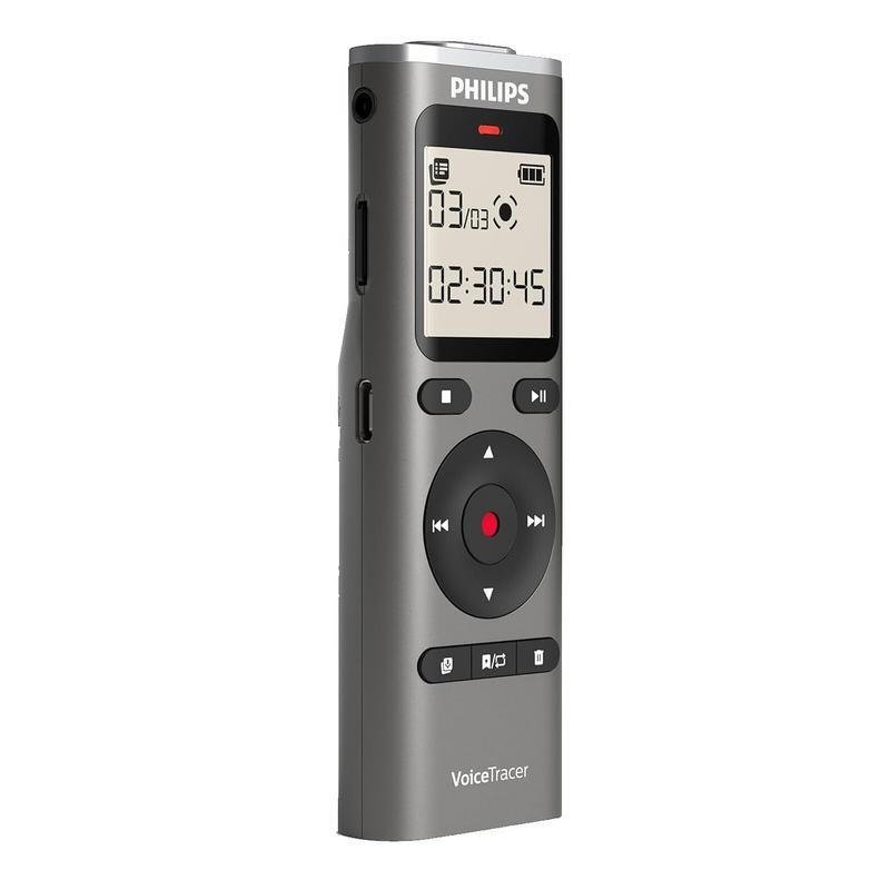 Detalle 2 de Philips DVT1170, grabadora digital de 8 GB con micrófono 360° y USB