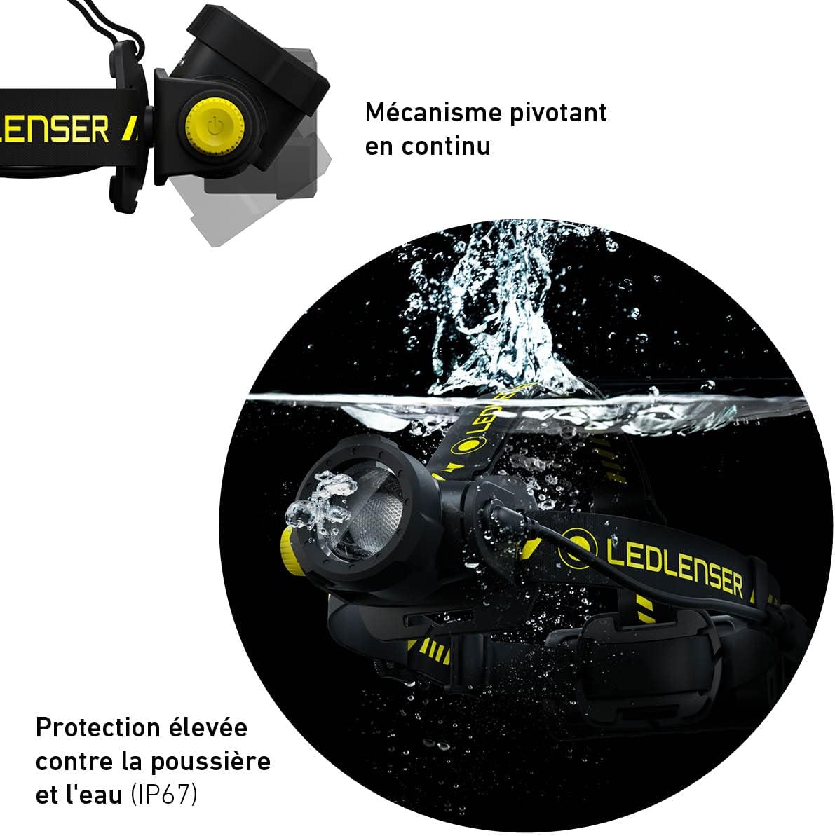 Thumbnail 4 de Ledlenser Lampe Frontale LED H15R Work: lumens puissants et fiabilité IP67