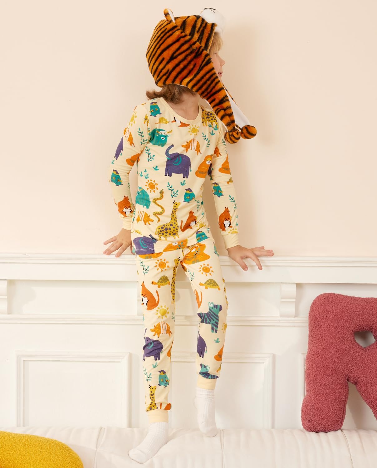 Detalle de babee Reshinee Kids Pajamas, Bamboo Viscose