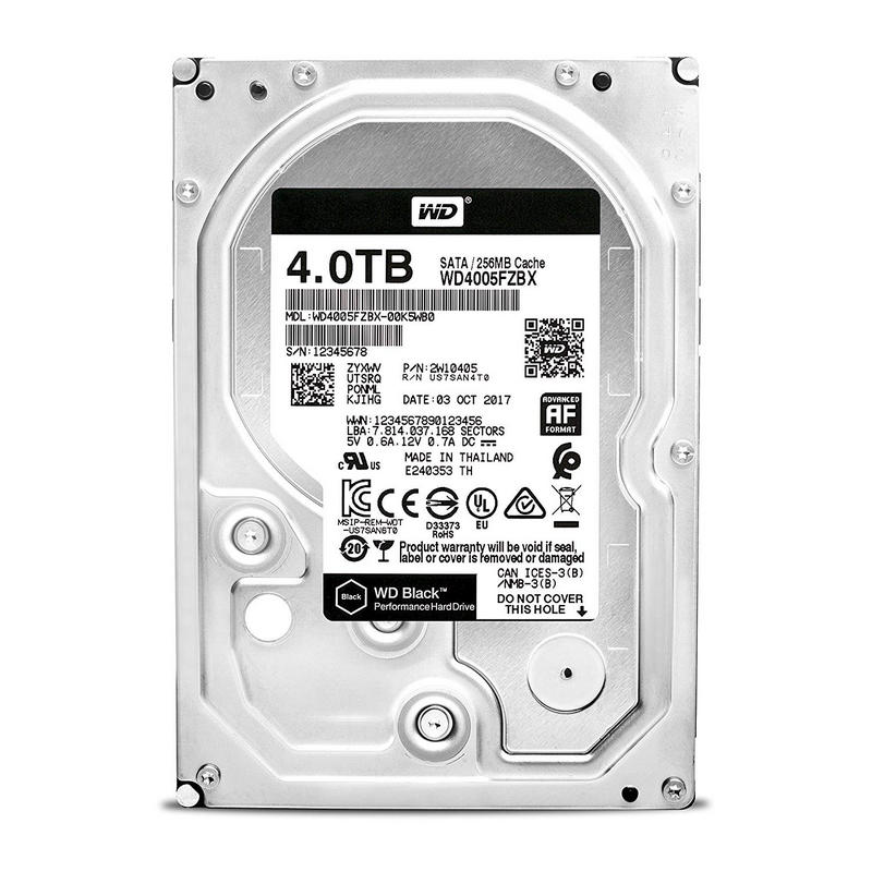 Thumbnail 1 de WD Black 3.5" 4TB SATA 3: rendimiento para desktop y juegos a 7200 RPM