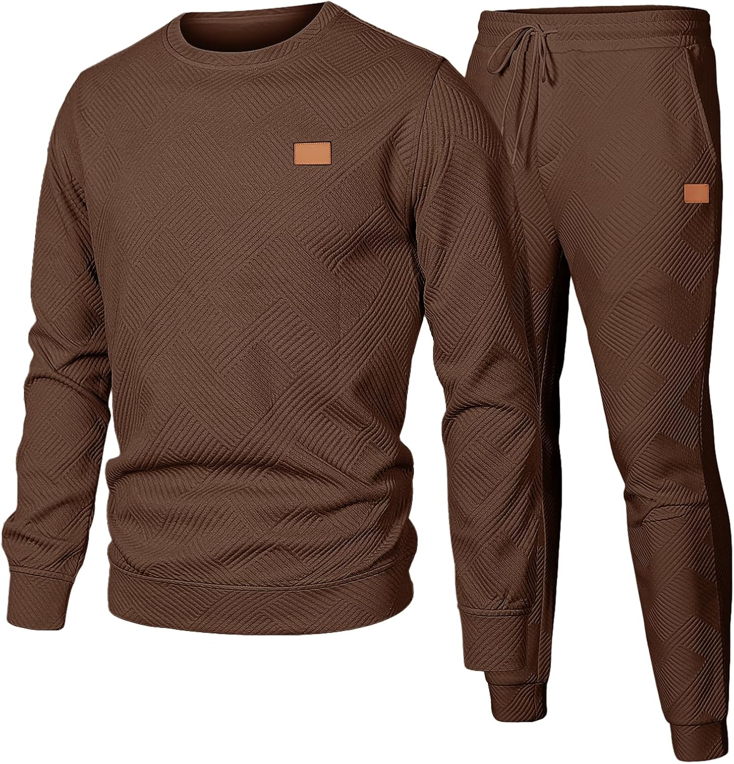 Thumbnail 4 de JMIERR Herren Jogginganzug 2-teilig mit Strukturmuster